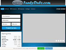 Tablet Screenshot of funkydubz.com